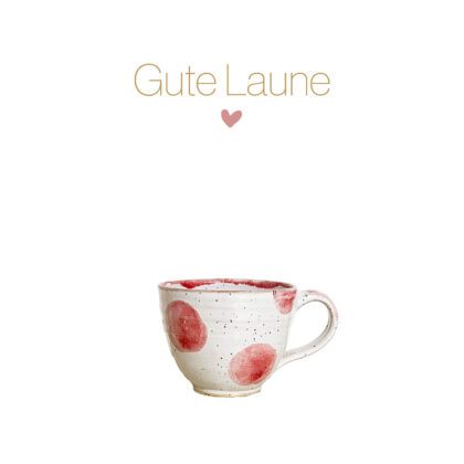 Keramiktasse "Gute Laune" – Bild 4