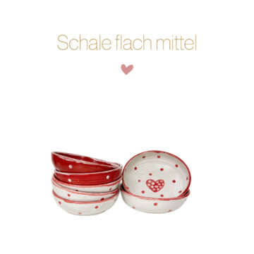Keramikschale flach mittel