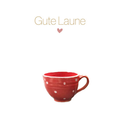 Keramiktasse "Gute Laune" – Bild 5