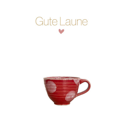 Keramiktasse "Gute Laune" – Bild 7