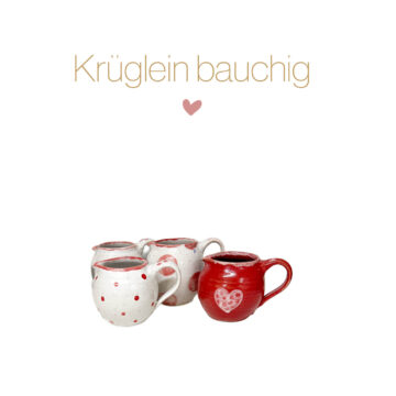 Keramikkrüglein bauchig