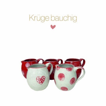 Keramikkrug bauchig