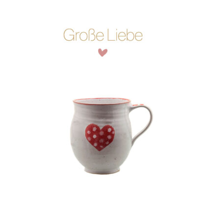 Keramiktasse "Große Liebe" – Bild 3