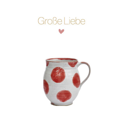 Keramiktasse "Große Liebe" – Bild 4