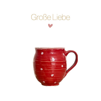 Keramiktasse "Große Liebe" – Bild 5