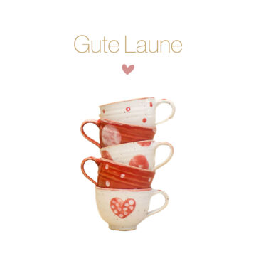 Keramiktasse "Gute Laune"