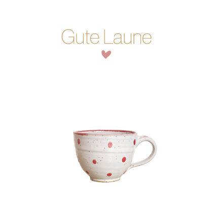 Keramiktasse "Gute Laune" – Bild 2