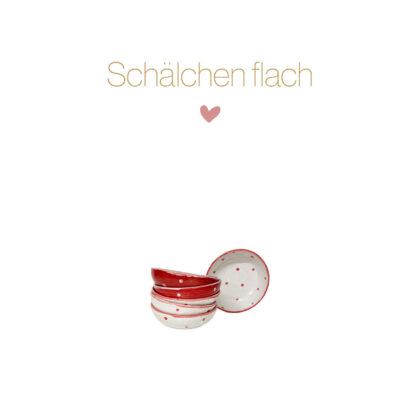 Keramikschälchen flach klein