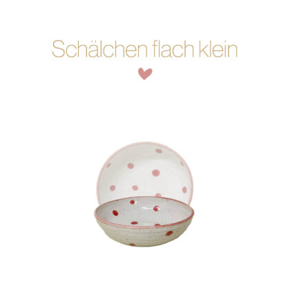 Keramikschälchen flach klein – Bild 2