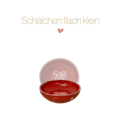 Keramikschälchen flach klein – Bild 5