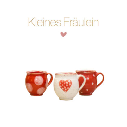Keramiktasse "Kleines Fräulein"