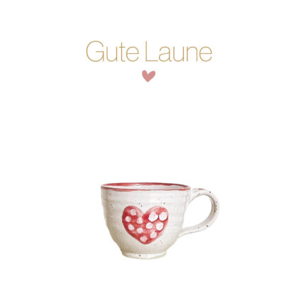 Keramiktasse "Gute Laune" – Bild 3