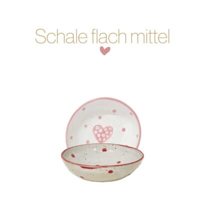 Keramikschale flach mittel – Bild 3