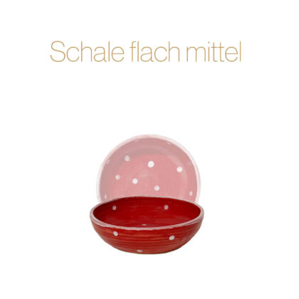 Keramikschale flach mittel – Bild 4