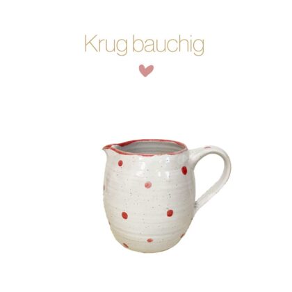 Keramikkrug bauchig – Bild 2