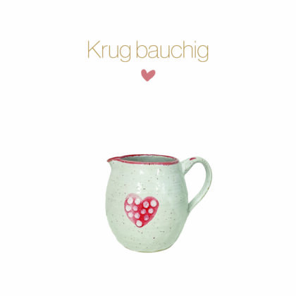 Keramikkrug bauchig – Bild 3