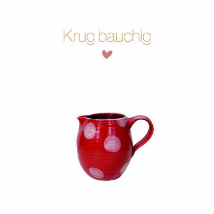 Keramikkrug bauchig – Bild 7