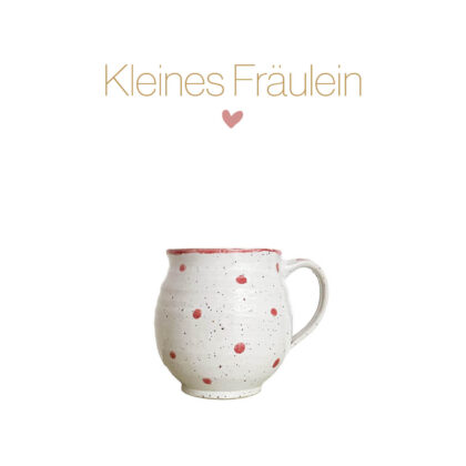 Keramiktasse "Kleines Fräulein" – Bild 2