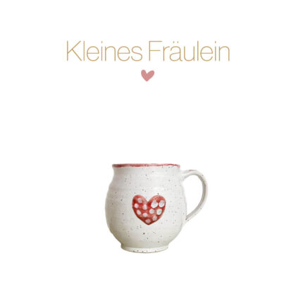 Keramiktasse "Kleines Fräulein" – Bild 3