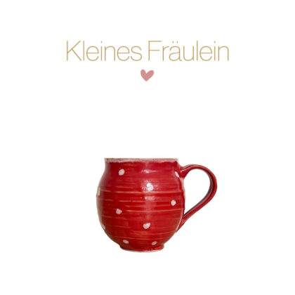 Keramiktasse "Kleines Fräulein" – Bild 5