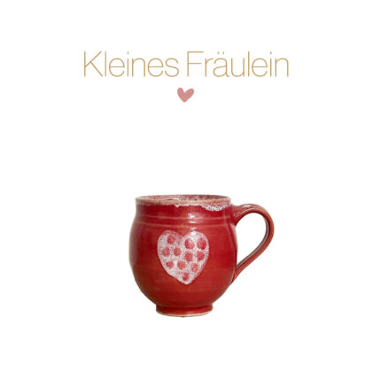 Keramiktasse "Kleines Fräulein" – Bild 6