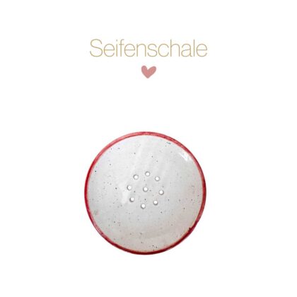 Keramik Seifenschale weiss Einzelstück