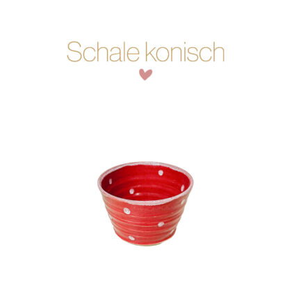 Keramikschale konisch – Bild 4