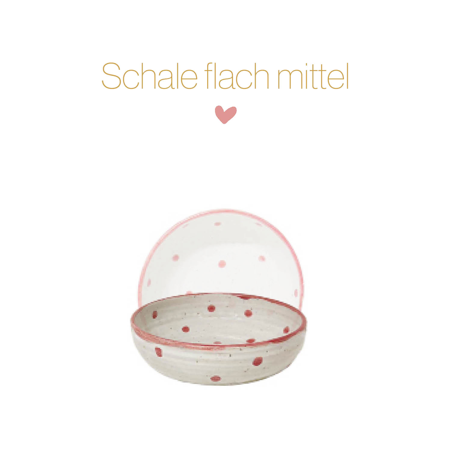 Keramikschale flach mittel – Bild 2