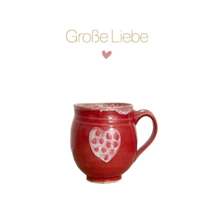 Keramiktasse "Große Liebe" – Bild 5
