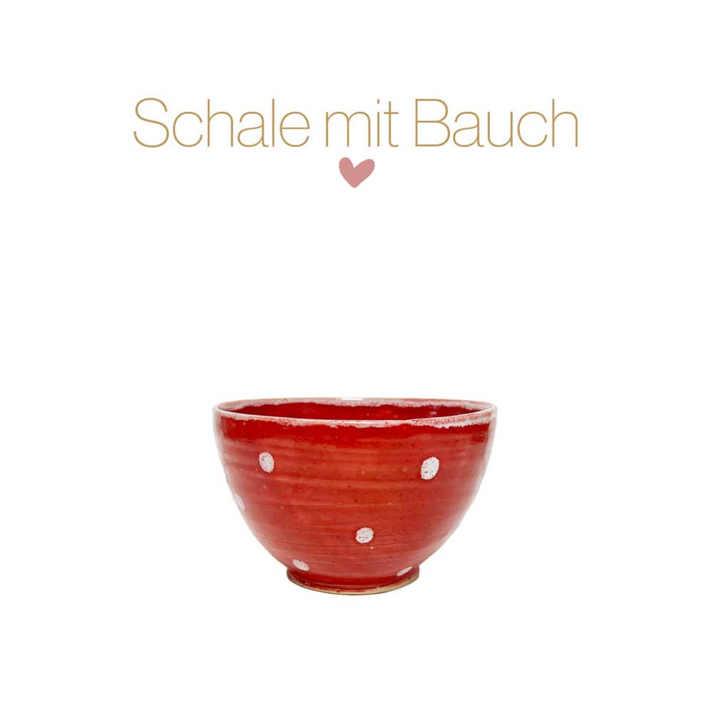 Keramikschale bauchig – Bild 5