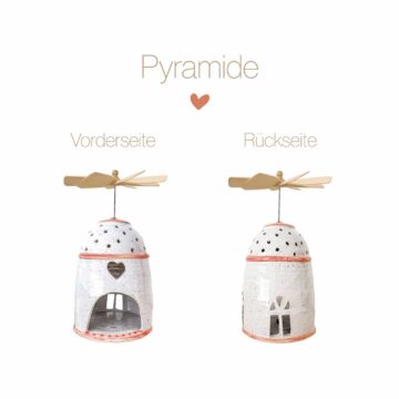 Pyramide weiß