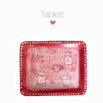 Tablett Teezeit