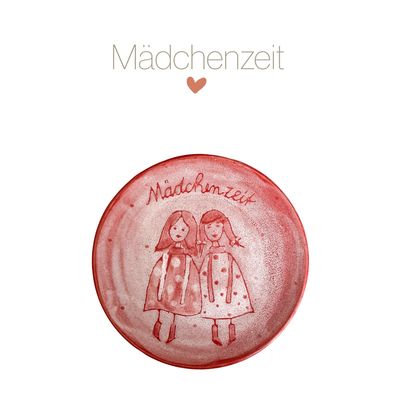 Teller Mädchenzeit