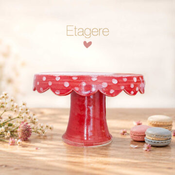Etagere mit 3 Herzen