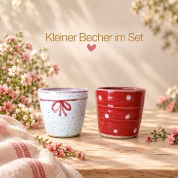 Kleiner Becher im Set