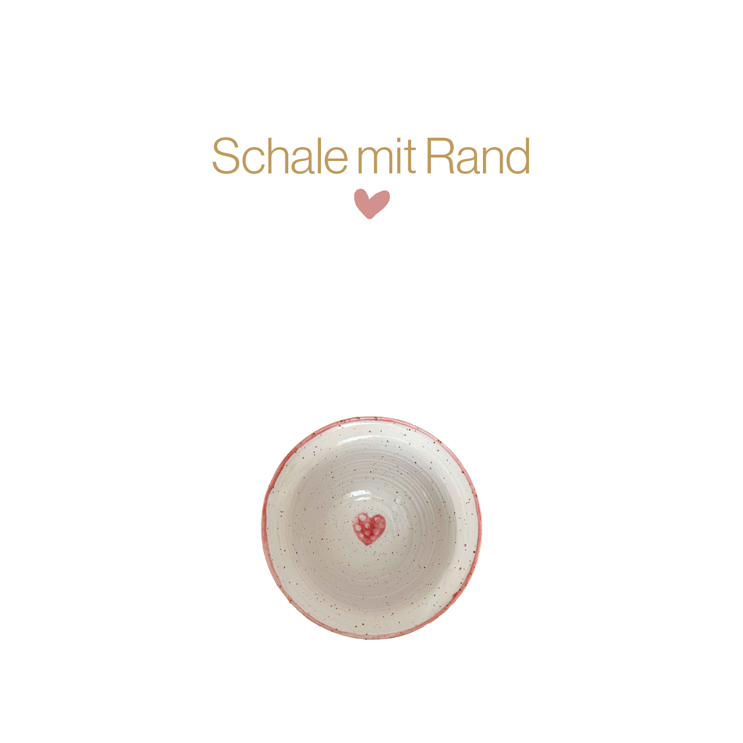 Schale mit kleinen Rand – Bild 3