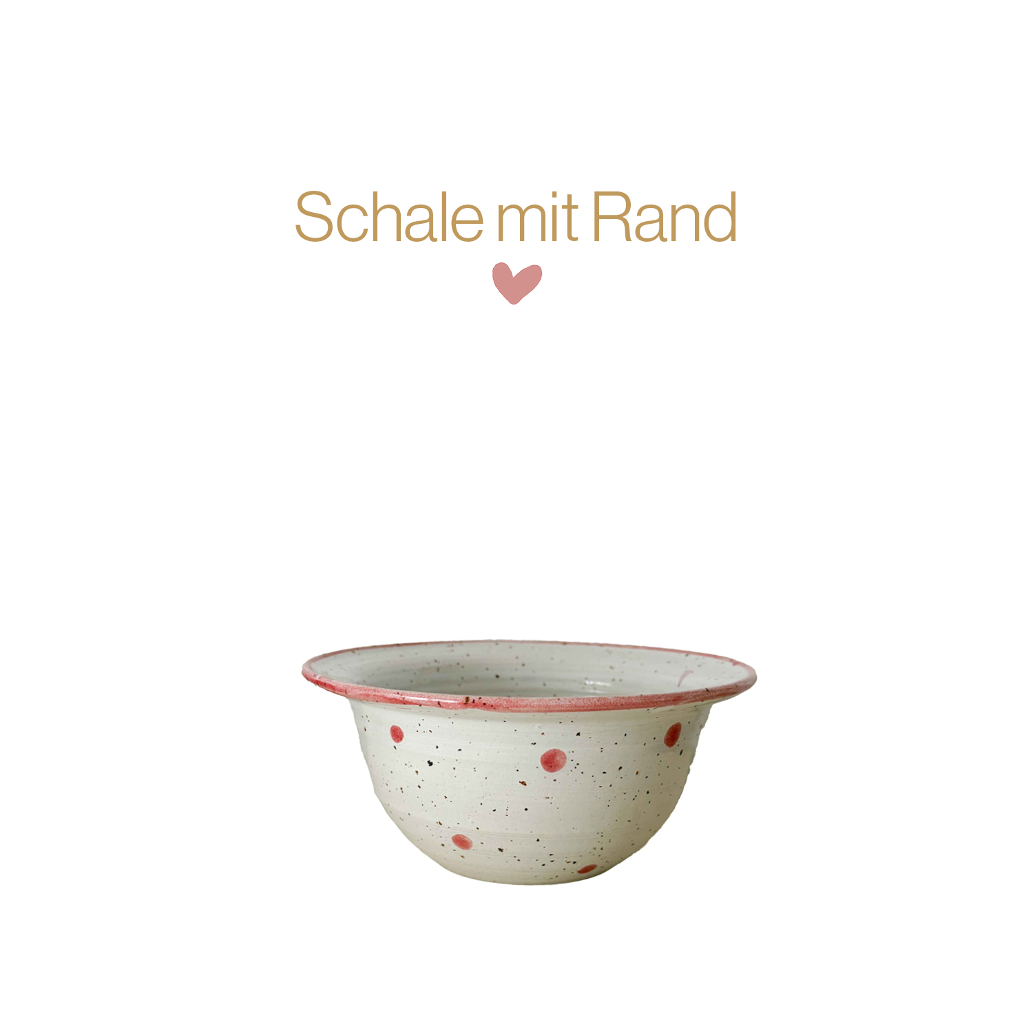 Schale mit kleinen Rand – Bild 2