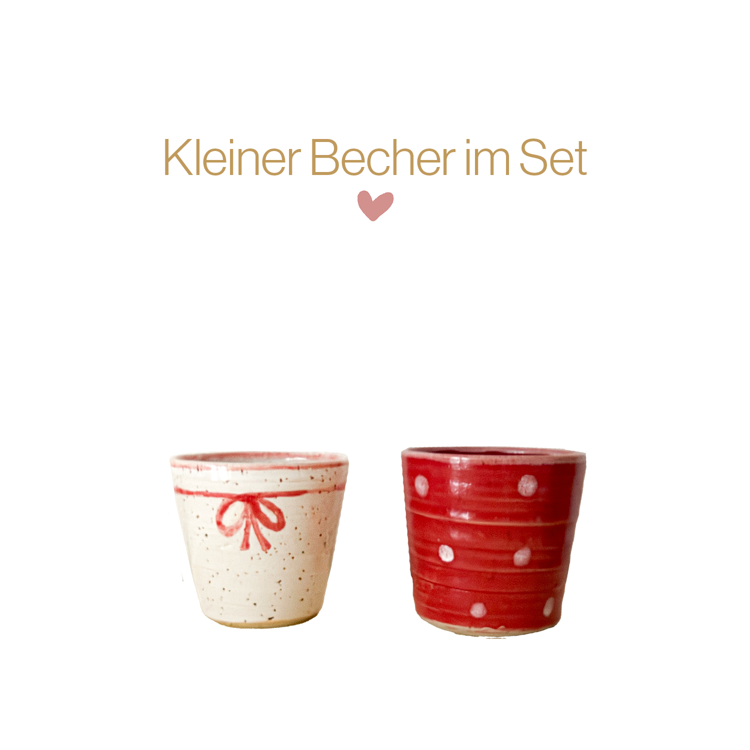 Kleiner Becher im Set – Bild 2